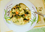 Květákovo-sýrová polévka s houbami
