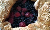 Borůvkové galette z celozrnné mouky