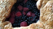 Borůvkové galette z celozrnné mouky