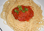 Bezvaječné špagety s cuketovou směsí  (Dělená strava podle LK - Kytičky + zelenina)