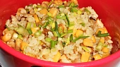 Rizoto s uzeným tofu (Dělená strava podle LK - Kytičky + zelenina), Rizoto s uzeným tofu