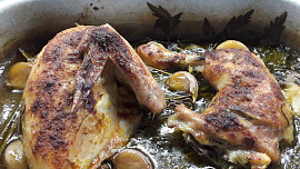 Kuře pečené na bylinkách
