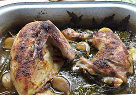 Kuře pečené na bylinkách