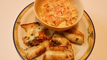 Kalamáry marinované a odlehčený salát Coleslaw  (Dělená strava podle LK - Zvířata)