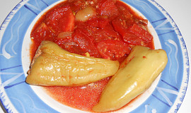 Plněné letní papriky  (Dělená strava podle LK - zvířata)
