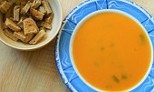 Polévka hokkaido  (Dělená strava podle LK - Kytky + zelenina) (polévka hokaido voňavá)