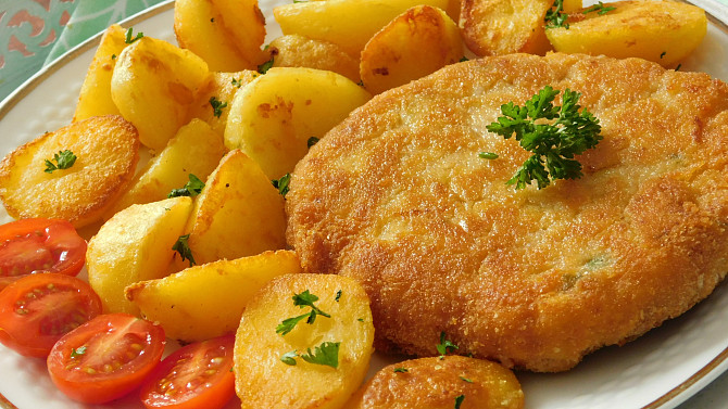 Kuřecí mletý řízek na způsob Cordon bleu