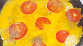 Omeleta z tykve a rajčat