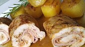Kuřecí roládky a bramborový fondant, Kuřecí roládky a bramborový fondant