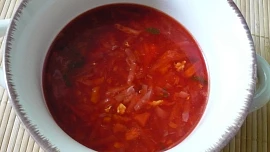 Rychlá podzimní zeleninová polévka s kuřecím masem