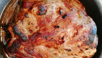 Krkovicka na černém pivu s medovo-horčicovou marinádou