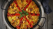 Paella Valenciana a Paella de Marisco