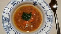 Sváteční čočková polévka
