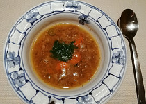 Sváteční čočková polévka