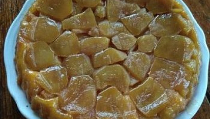 Obrácený jablečný koláč - Tarte Tatin