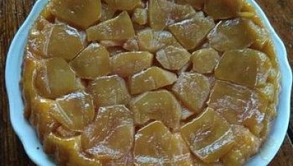 Obrácený jablečný koláč - Tarte Tatin