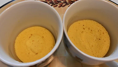 Tiramisu dezertík (Dělená strava podle LK - zvířata), po vyndání z trouby