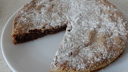 Stockholmský ořechový koláč