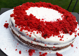 Red Velvet Cake - Červený samet (Děkuji za recept , moc dobrý )