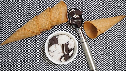 Smetanová Oreo zmrzlina