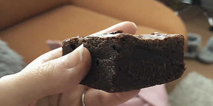 Čokoládové brownies  se skořicí