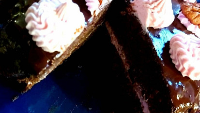 Čokoládové brownies - low carb dort
