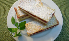Křehký koláč s pudinko-smetanovým krémem
