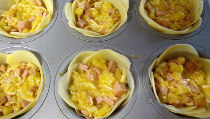 Zapečené křupavé brambory