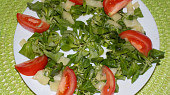 Zeleninový salát s brynzou a dýní