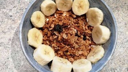 Granola s medem a kokosovým olejem