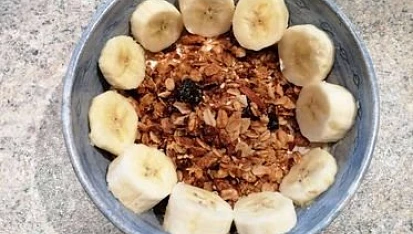 Granola s medem a kokosovým olejem