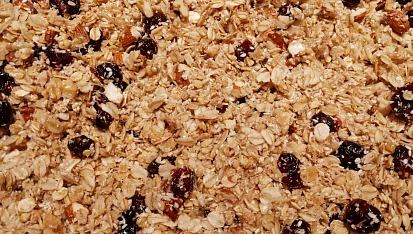 Granola s medem a kokosovým olejem