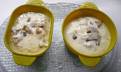 Kuřecí nudličky s houbami z parního hrnce i s bramborami
