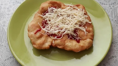 Domácí bio langoše, bio lángoše