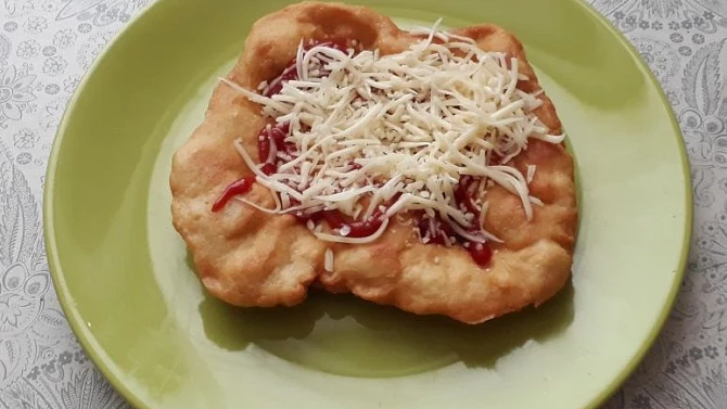 Domácí bio langoše, bio lángoše