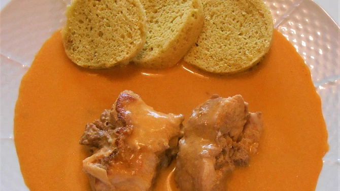 Králík na paprice se zvířátkovým knedlíkem (Dělená strava podle LK - Zvířata), Králík na paprice+ knedlík do ZV - dělená strava