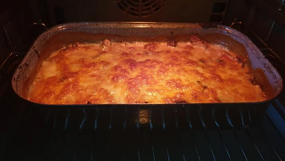 Zapečené žampiony se smetanou
