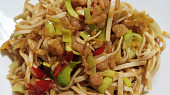 Japonské UDON nudle s krevetami
