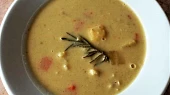 Květáková polévka s brambory