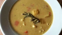 Květáková polévka s brambory