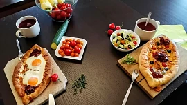 Chačapuri – gruzínská loďka z těsta