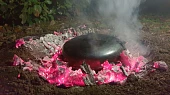 Koložvárské zelí na způsob UFO, UFO disk na pečenie v pahrebe