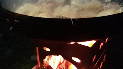 Koložvárské zelí na způsob UFO, Kapustu dusime na variče