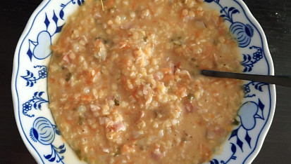 Čočková polévka z červené čočky trochu jinak