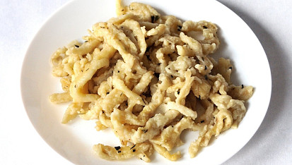 Bavorské špecle - základní těsto  (Spätzle)