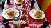 Housky na hamburger