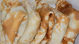 Palačinky s brokolicovou náplní