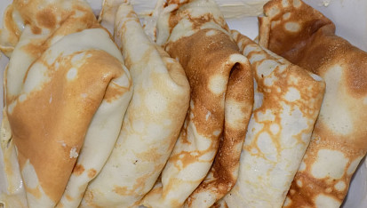 Palačinky s brokolicovou náplní