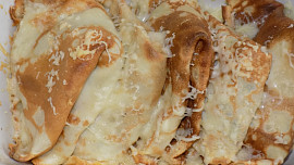 Palačinky s brokolicovou náplní