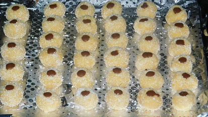Kokosové kuličky z vařených žloutků